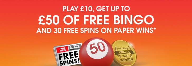 50 Free Spins 2017
